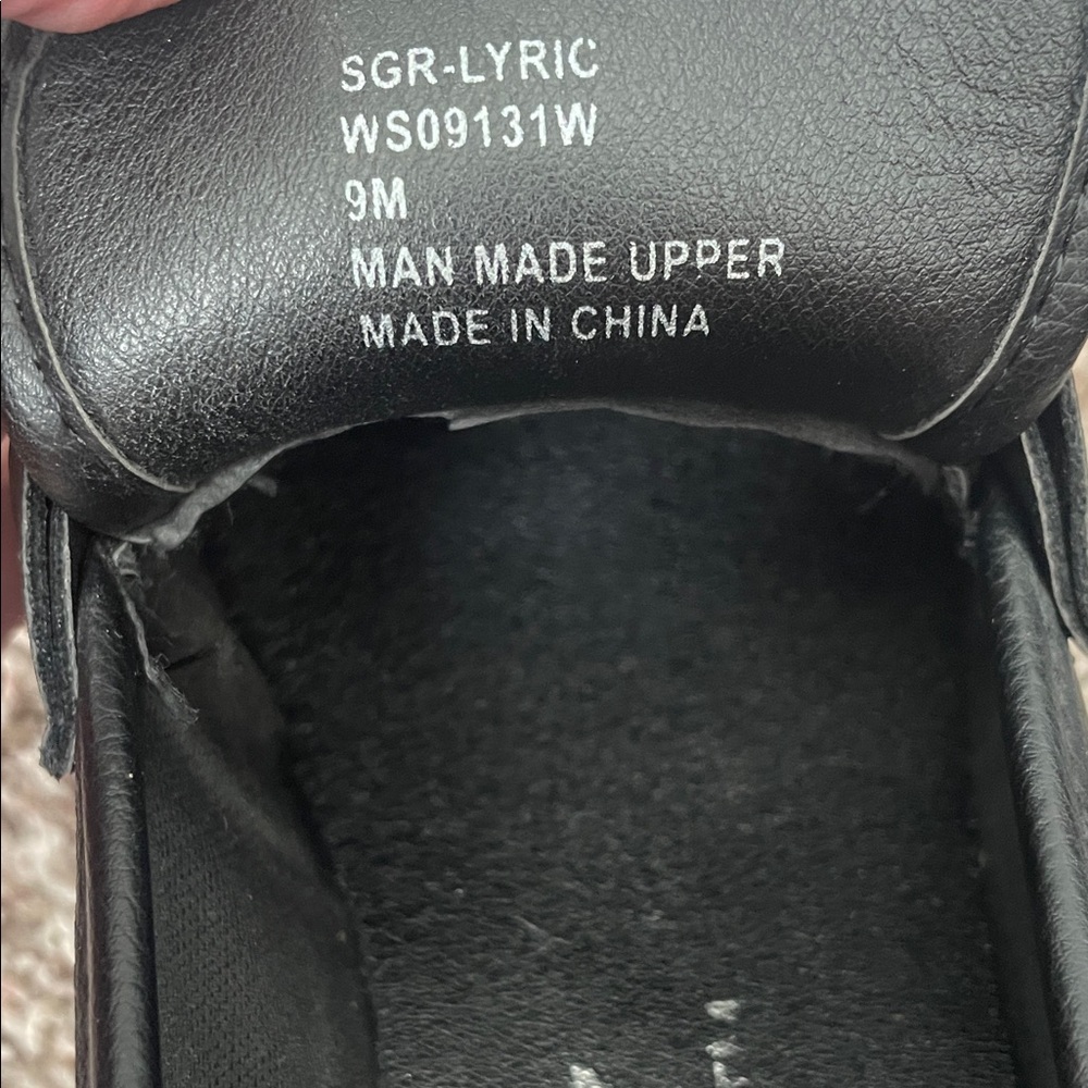 Sugar Black Chain Detail Loafers - Picture 6 of 6